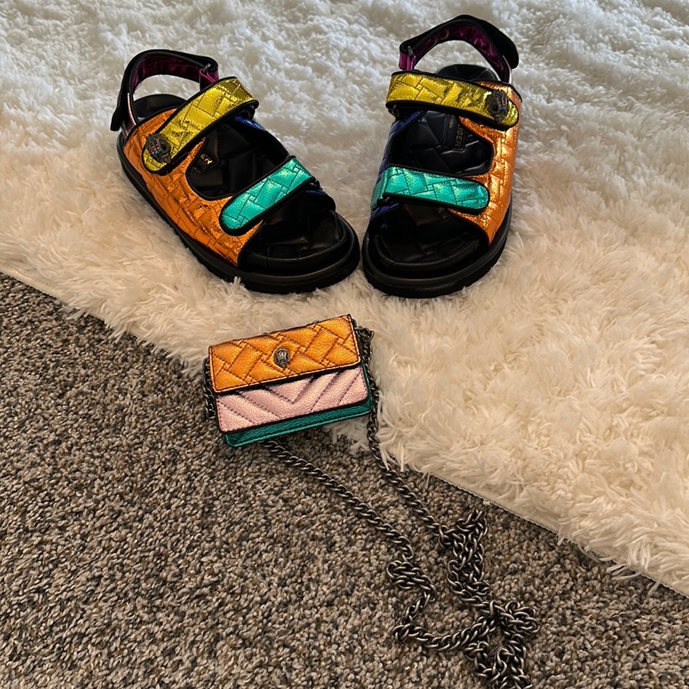 Kurt Geiger Shoes and small purse 100% Authentic Shoes 8 In Women